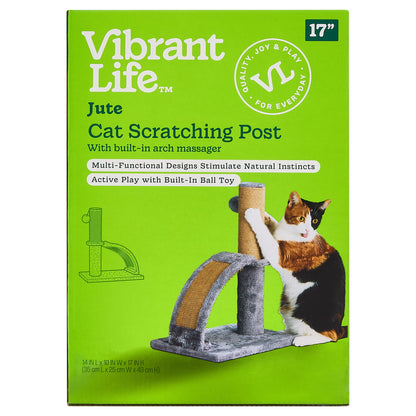 2-In-1 Cat Scratching Post, Beige