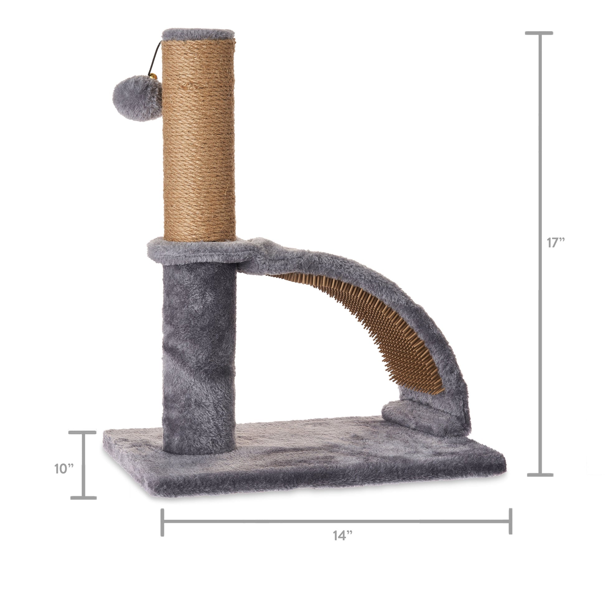 2-In-1 Cat Scratching Post, Beige