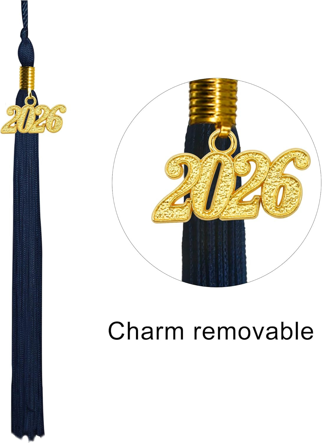 Matte Graduation Gown Cap Tassel Set 2026 for High School and Bachelor