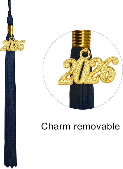 Matte Graduation Gown Cap Tassel Set 2026 for High School and Bachelor