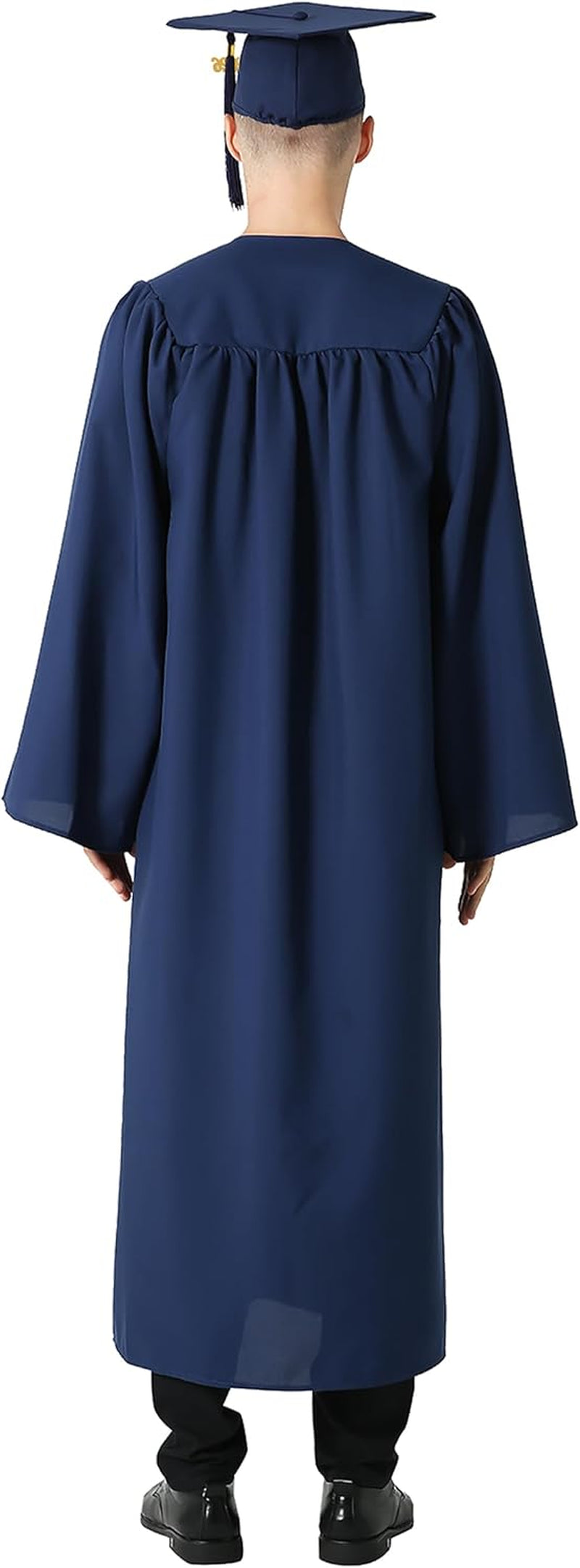 Matte Graduation Gown Cap Tassel Set 2026 for High School and Bachelor